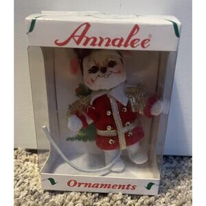Annalee Mouse Marching To Christmas Toy Soldier Christmas Ornament 4” 2009 New
